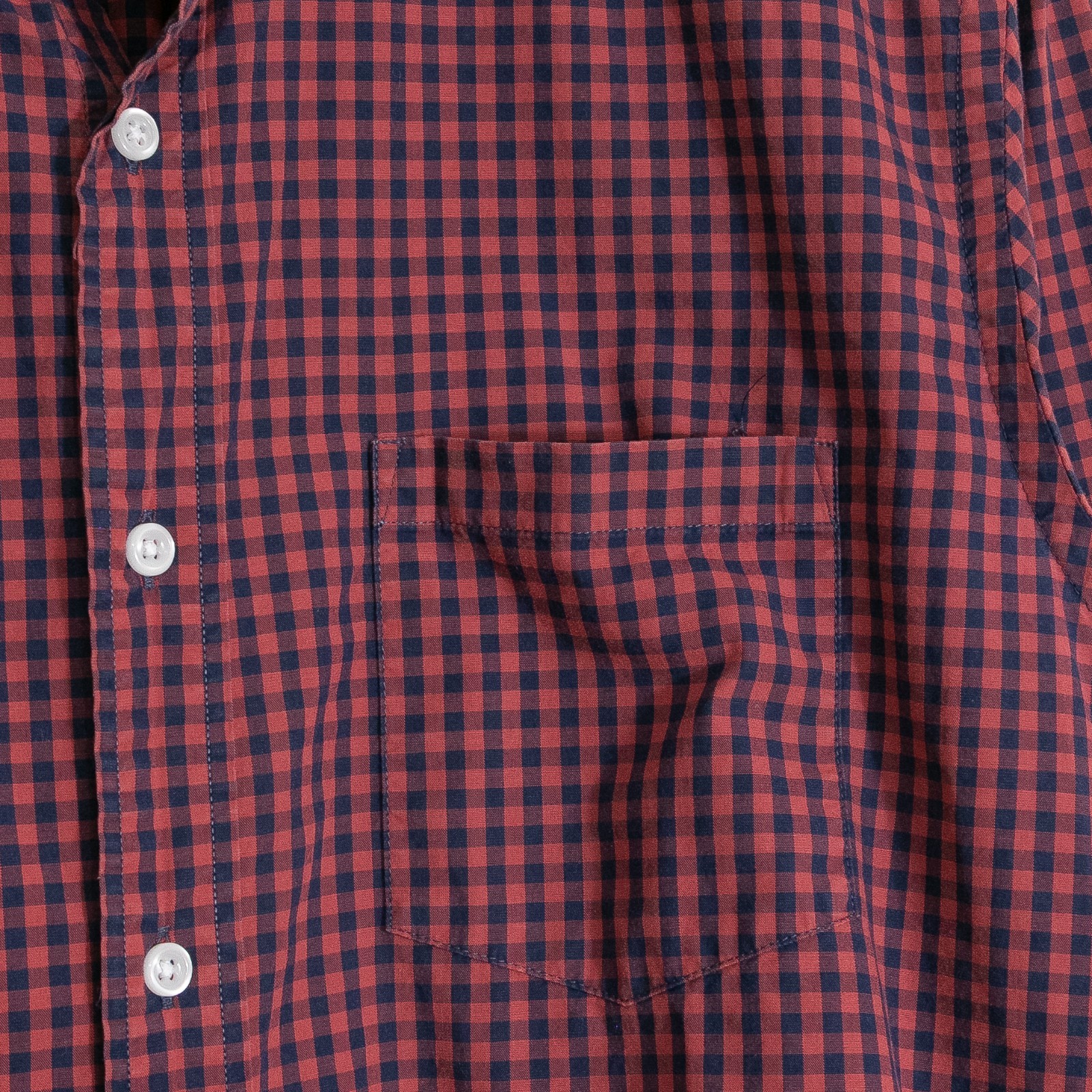J.Crew Gingham Pattern Button Up Oxford Shirt Men… - image 4
