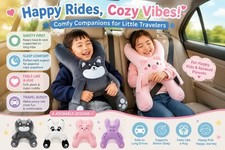 Kids Car Seat Head Support Pillow For Sleeping Car Neck Pillow With Seat Belt Kids Car Seat Head Support Pillow For Sleeping Car Neck Pillow With Seat Belt
