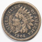1864 Indian Head Penny Cent Very Good (VG) Details CN