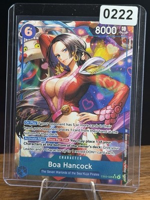 BANDAI One Piece Card Game Boa Hancock EB03-026 Heroines Foil Special EN