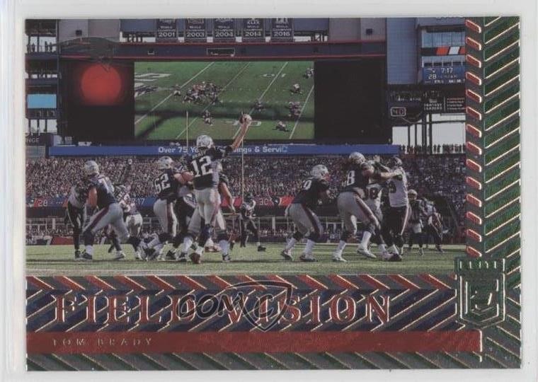 2018 Donruss Elite Field Vision Green Tom Brady #FV-2 g7g