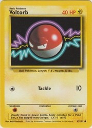 Voltorb 67/102 Base Set Unlimited Common
