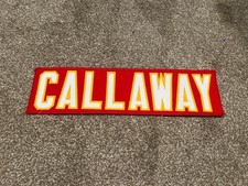 KANSAS CITY CHIEFS GAME USED ? TEAM ISSUED JERSEY NAMEPLATE ANTONIO CALLAWAY