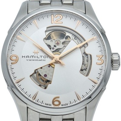 HAMILTON Jazzmaster Open Heart Automatik 42mm H327050/H32705151 Edelstahl St...
