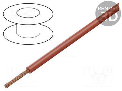FLRY-B Leitungen Cu PVC Line 60V 1x1mm2 2,1mm rot Klasse: 5