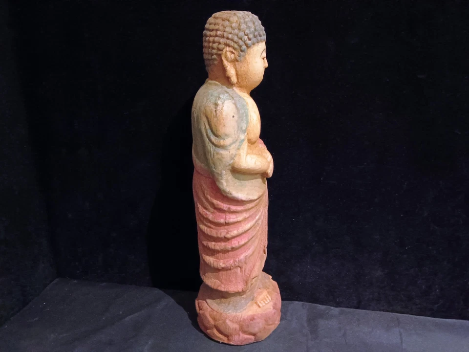 大型藏木手工雕刻 * 释迦牟尼佛 * 雕像!!!!!! — 第 3/4 张图片