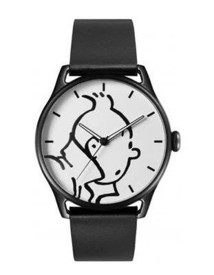 Ice-Watch ICE 015327 TINTIN Classic black Large Herren Uhr Lederband schwarz NEU - Bild 1 von 2