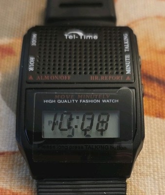 English Talking Watch with Alarm.   Unused with a new battery 