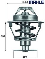 Mahle TX8189D Thermostat FüR KüHlmittel Thermostat KüHlmittel