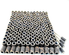 Merryland Sanding Drum Sander for Dremel 184Pcs, Sanding Band Sleeve 80# 6Mm 180