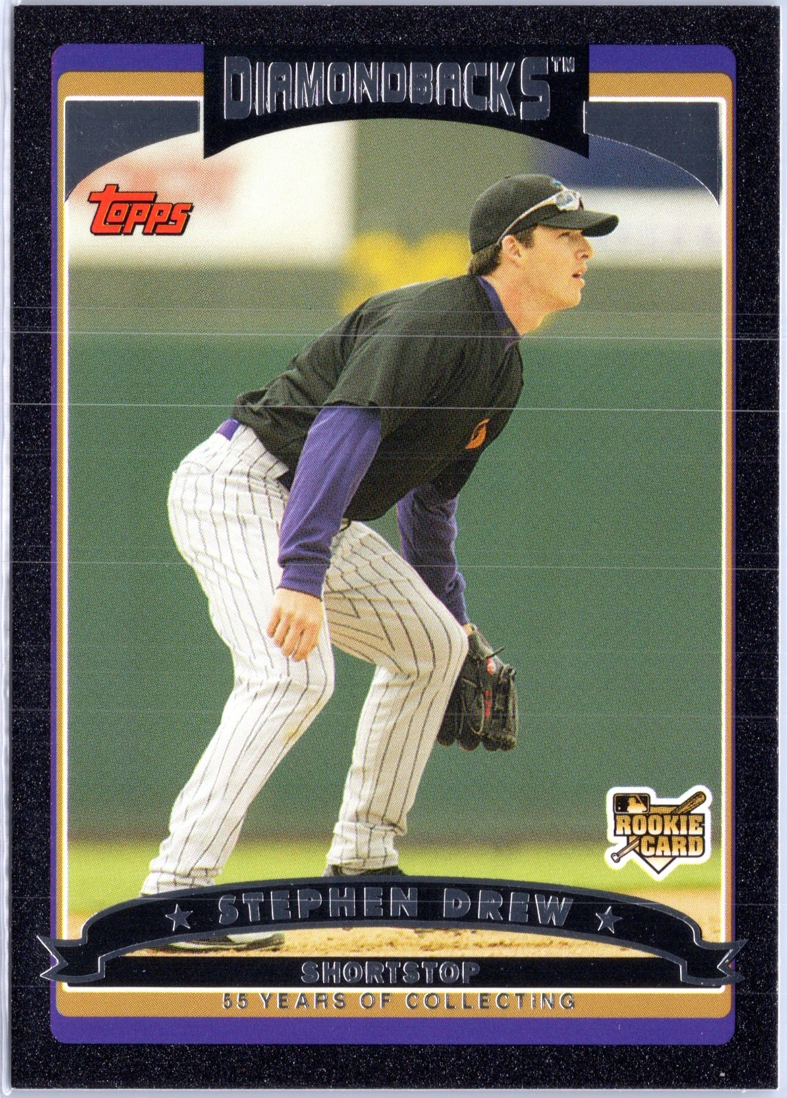 Stephen Drew 2006 Topps Updates & Highlights Black #UH150 Diamondbacks RC 12/55