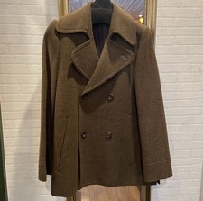   Y's Yohji Yamamoto Wool Pea Coat, Size 3, Brown
