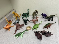 Lot of Vintage Plastic Toy Dinosaurs 1980s- 2000s , Jurassic / Prehistoric