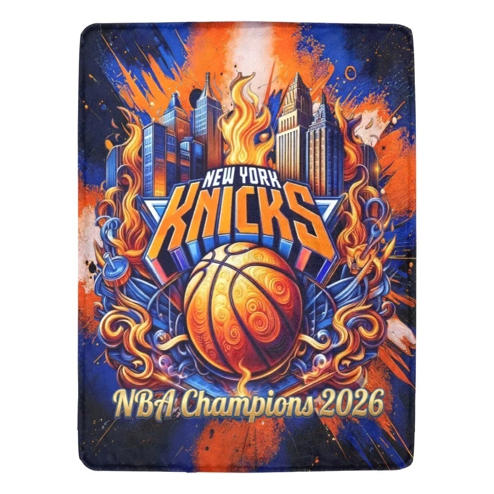 New York Knicks NBA Champions Fleece Blanket