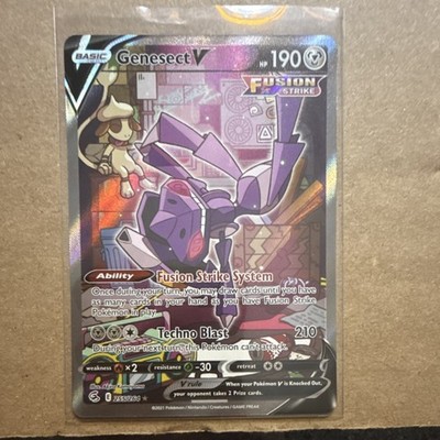 Pokmon TCG Genesect V Fusion Strike 255/264 Ultra Rare Full Art Holo 190 HP | eBay Pokmon TCG Genesect V Fusion Strike 255/264 Ultra Rare Full Art Holo 190 HP | eBay
