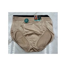 Vanity Fair Body Caress Hi-Cut Panties 3 Pack Nude Black Size 8 XL