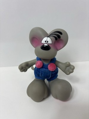 Diddl Maus Figur Grau Mit Beweglichen Armen, Beinen Und Kopf | 11cm Groß