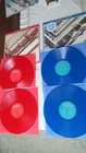 THE BEATLES DOUBLE RED & BLUE LP'S Red/Blue Colored NM Vinyl Original Sleeves