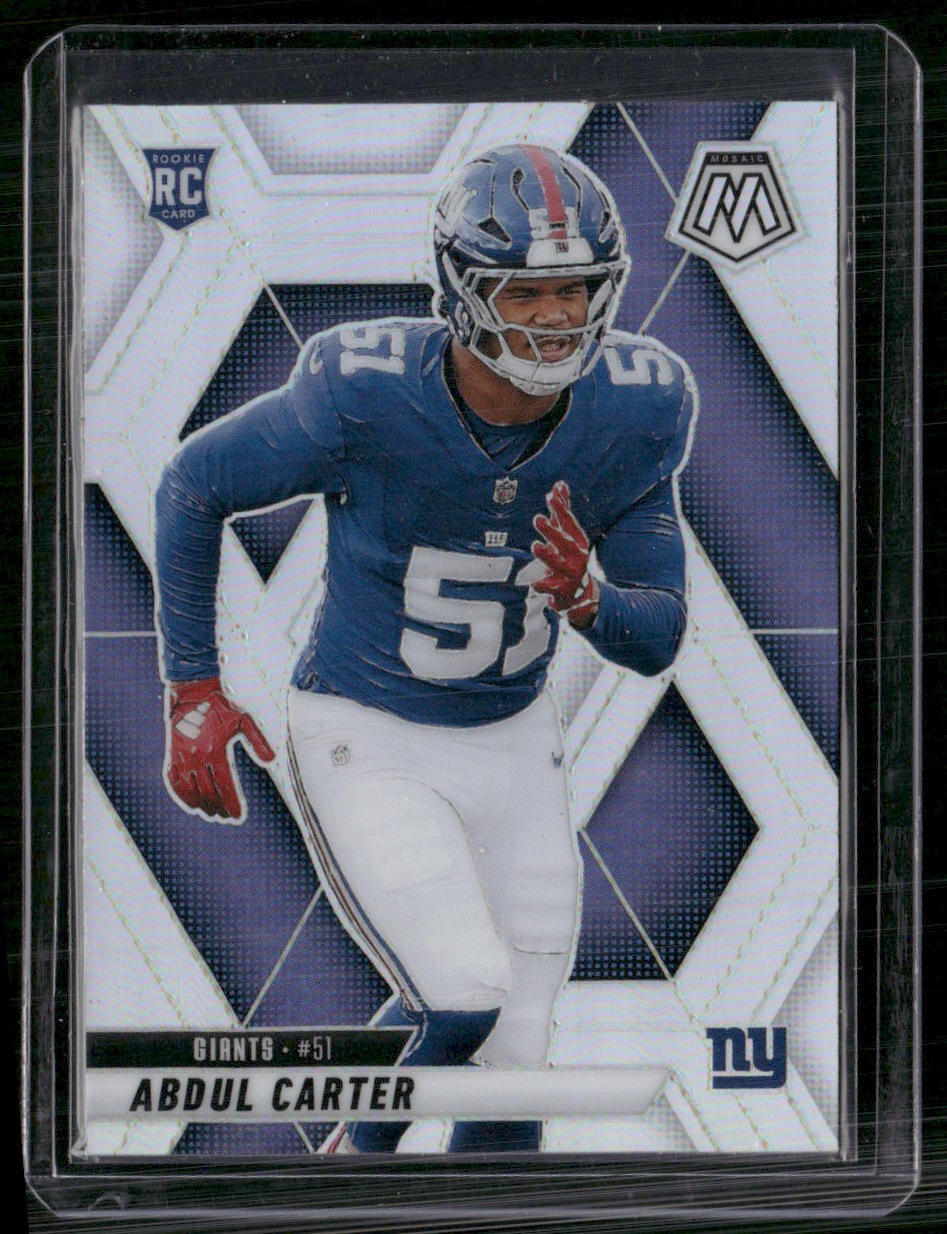 2025 Panini Mosaic #317 Abdul Carter Silver