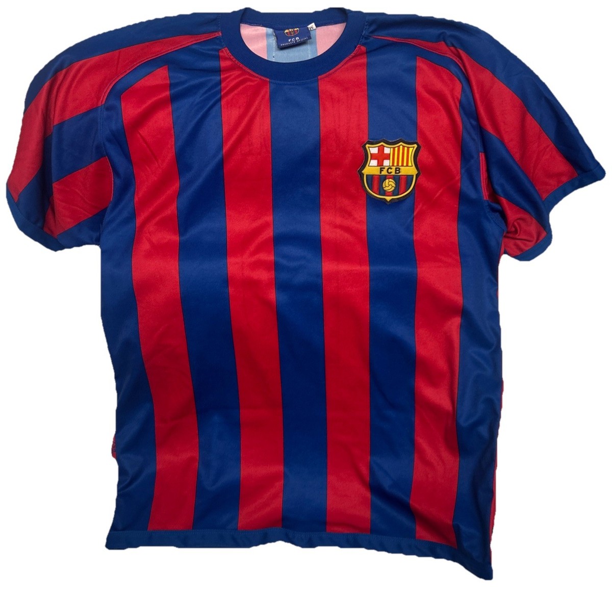 Ronaldinho #10 Barcelona Home Jersey Official Product FCB Size