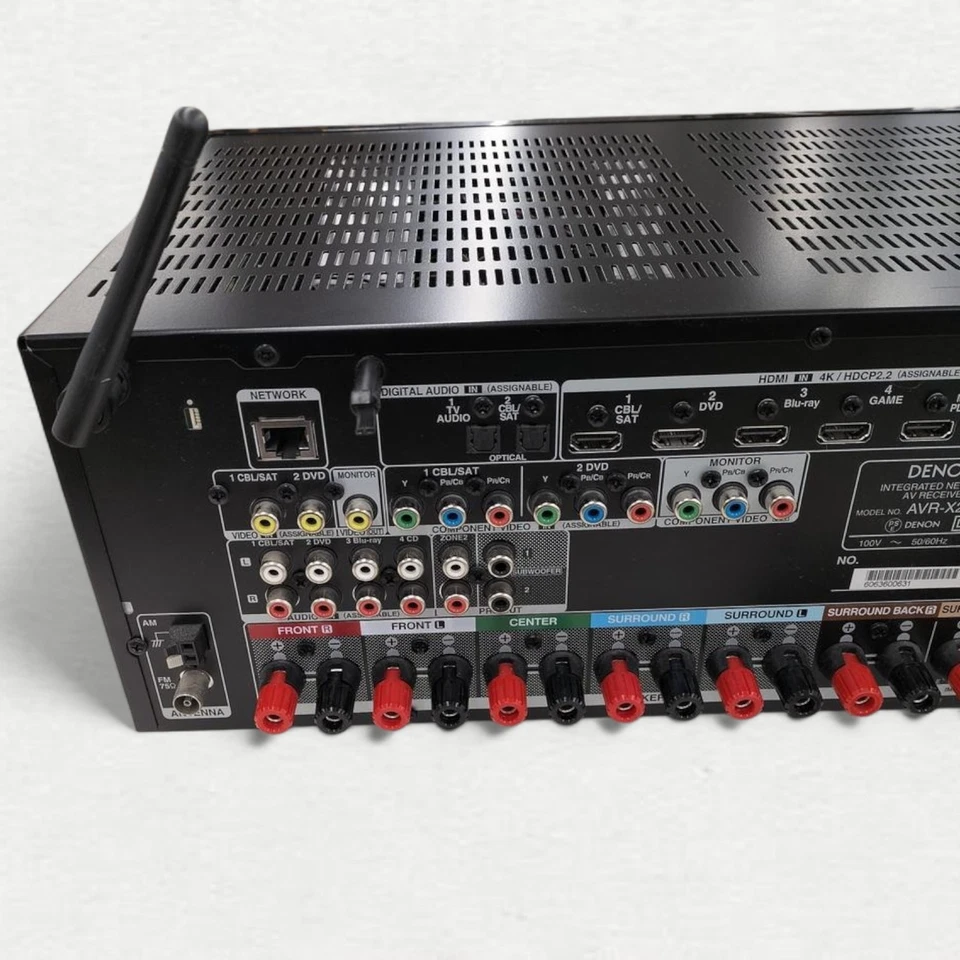 Denon AVR-X2300W Integrated Network AV Receiver Digital Tuner Internet Black - Image 4 of 4