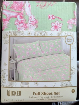 Wicked Katie Kime FULL Sheet Set 4 Piece Set NEW Super Soft