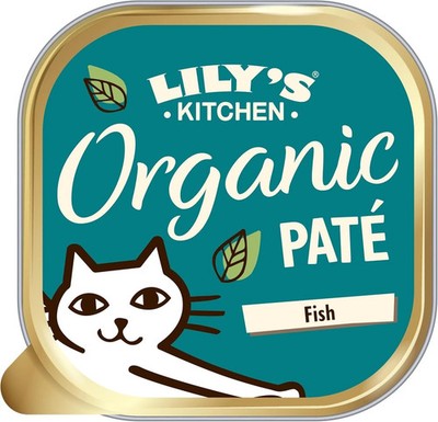 Cat Organic Fish Pâté Natural & Wholesome by Lily s Kitchen 12 x 85g