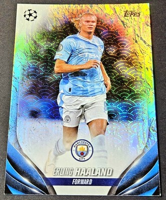 2023-24 Topps UEFA Club Competitions Jade /99 Erling Haaland SP #39 Manchester