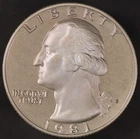 1981 S PROOF WASHINGTON QUARTER FROM A LOCAL COLLECTION | LOT BB-1939