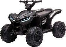 Kids Ride On ATV,4 Wheeler Electric Vehicle for Toddlers,Toy Car w/ LED,Music