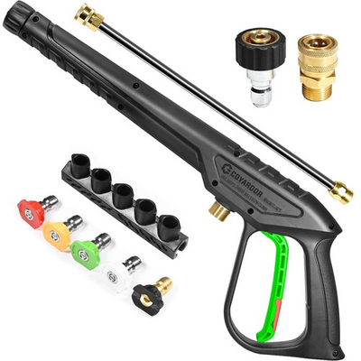 #ad Pressure Washer Gun 3600 PSI with Extension Wand Nozzle Holder amp; 5 Spray Tip... $62.18