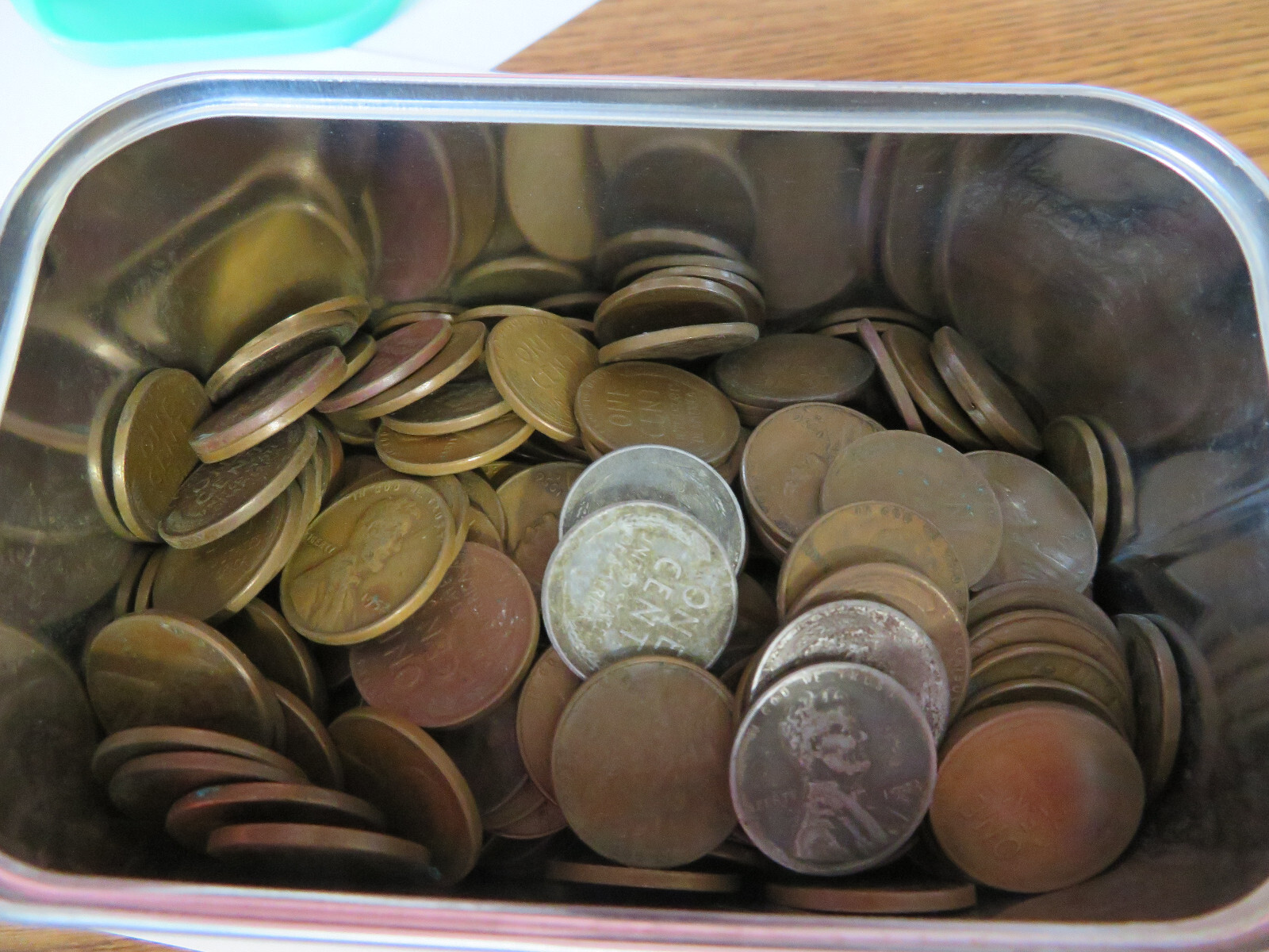 Assortment of wheat pennies from 1909 until discontinued. All Lincoln
