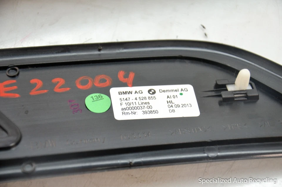 BMW 535I 2014 - umbrales de puerta Foto 4 de 4