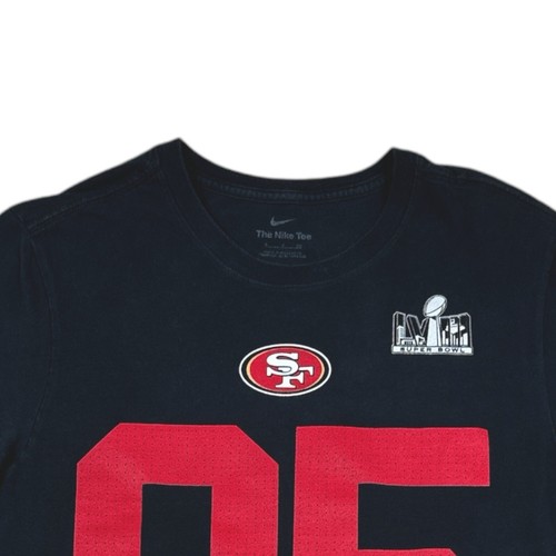 Nike San Francisco 49ers George Kittle Jersey T Shirt Mens Small Super Bowl #85 - Picture 3 of 12