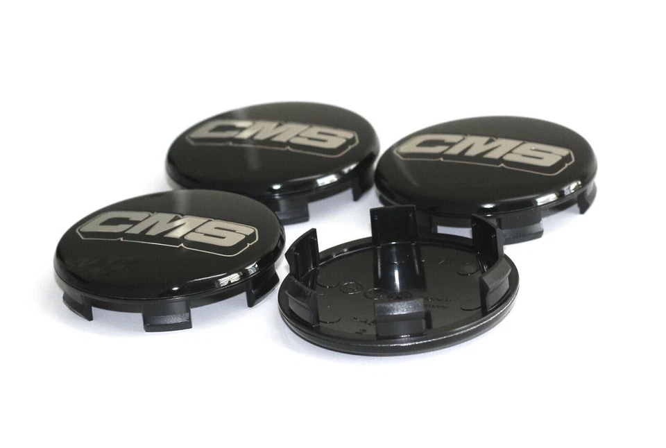 NEU CMS 4x 60mm Schwarz Black Felgendeckel Nabendeckel Nabenkappen 35M004  - Bild 3 von 3