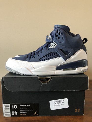 Air Jordan Spizike Navy White Size 10 