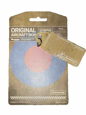 Aviationtag Aircraft Fuselage RAF ENGLISH ELECTRIC CANBERRA PR9