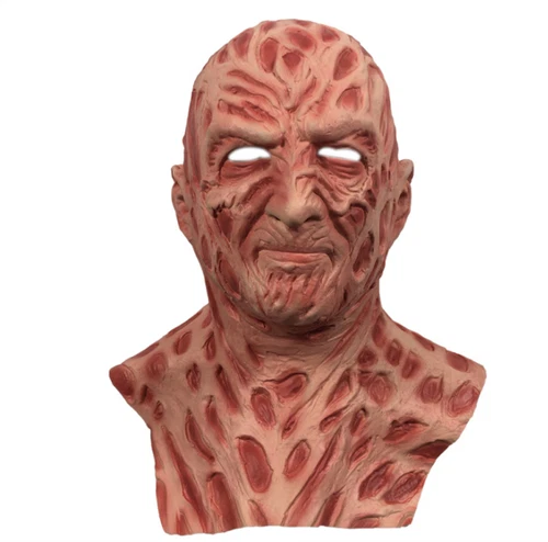 New Freddy Krueger Mask+Gloves Horror Halloween Props Adult Bloody Latex Costume - Picture 3 of 10
