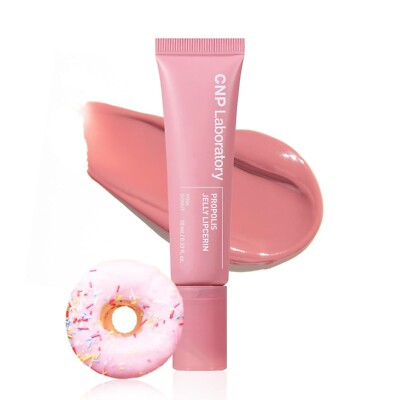 [CNP LABORATORY] Propolis Jelly Lipcerin Tinted Lip Balm Korean Pink Donut NIB