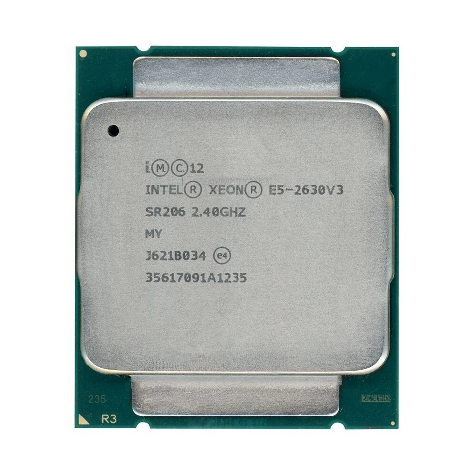 ✅ Processor Intel ✅ Intel Xeon E5-2630V3 LGA2011-3 2.4GHZ SR206 20MB Cache- Box - Image 2 of 3