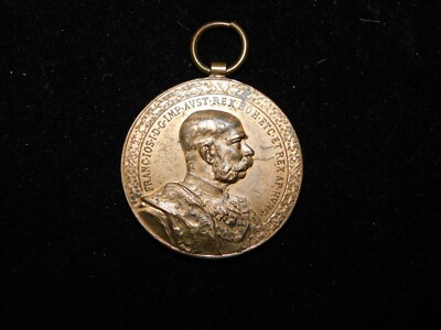 Haus Habsburg Medaille o.j. Franz Joseph I. (1848-1916) Signum Laboris Fideliter