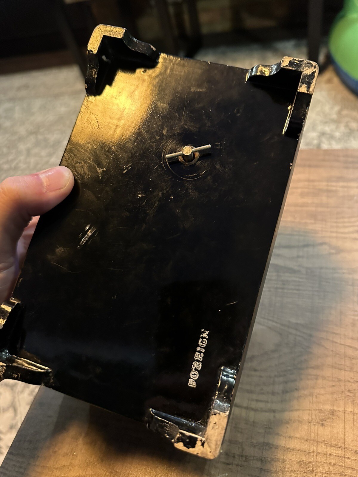 Vintage Wood Painted Musical Jewellery Box eBay