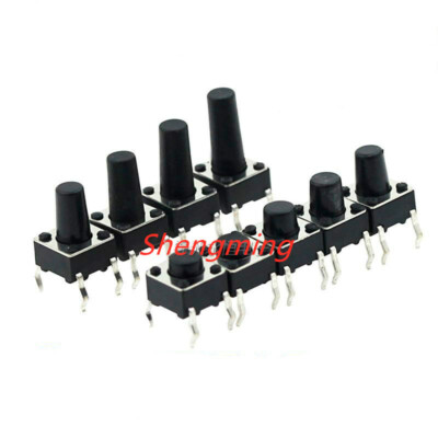 100pcs 6*6* 6x6x4.3/5/6/7/8/9/10/11/12/13/15mm tactile Push Button Switch Tact