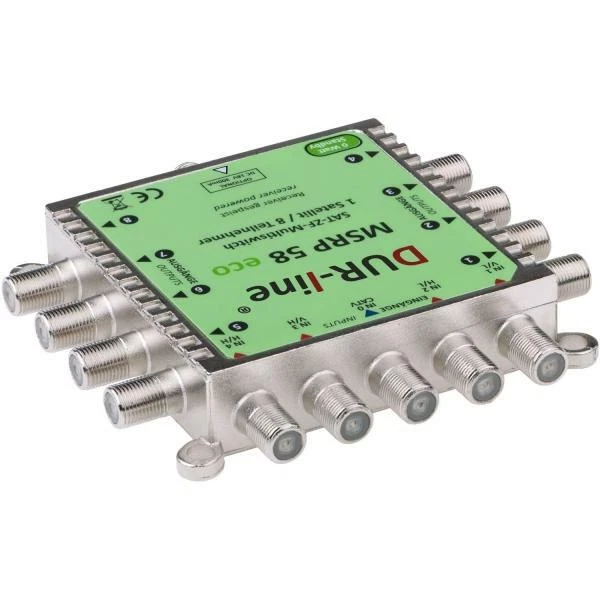 DUR-line MSRP 58 eco 5/8 Multischalter ohne Netzteil inkl. Quattro LNB HDTV 4K - Bild 3 von 4