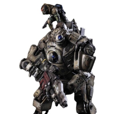 Play Arts Kai Atlas Titanfall Action Figure Armor Robot Variable 26cm New in BOX