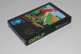 1989 CIB NES Golf (Nintendo Entertainment System) Black Box Original