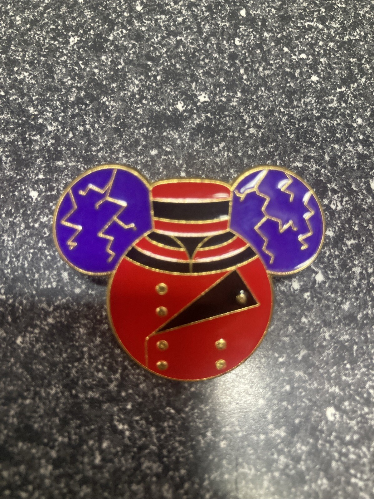 Tower of Terror Bellhop Costume Pin: Mickey Mouse Head Uniform Exclusive Disney