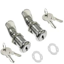 2 sets 1 3/8" FLAT KEY CAM LOCK; KA; ARCADE CABINET BOX KIOSK DRAWER 9100-2