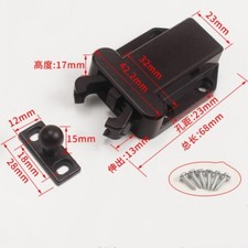 4Pcs Push Latch Touch Latch Push To Open Door Latch Self-Locking Latches, Brown