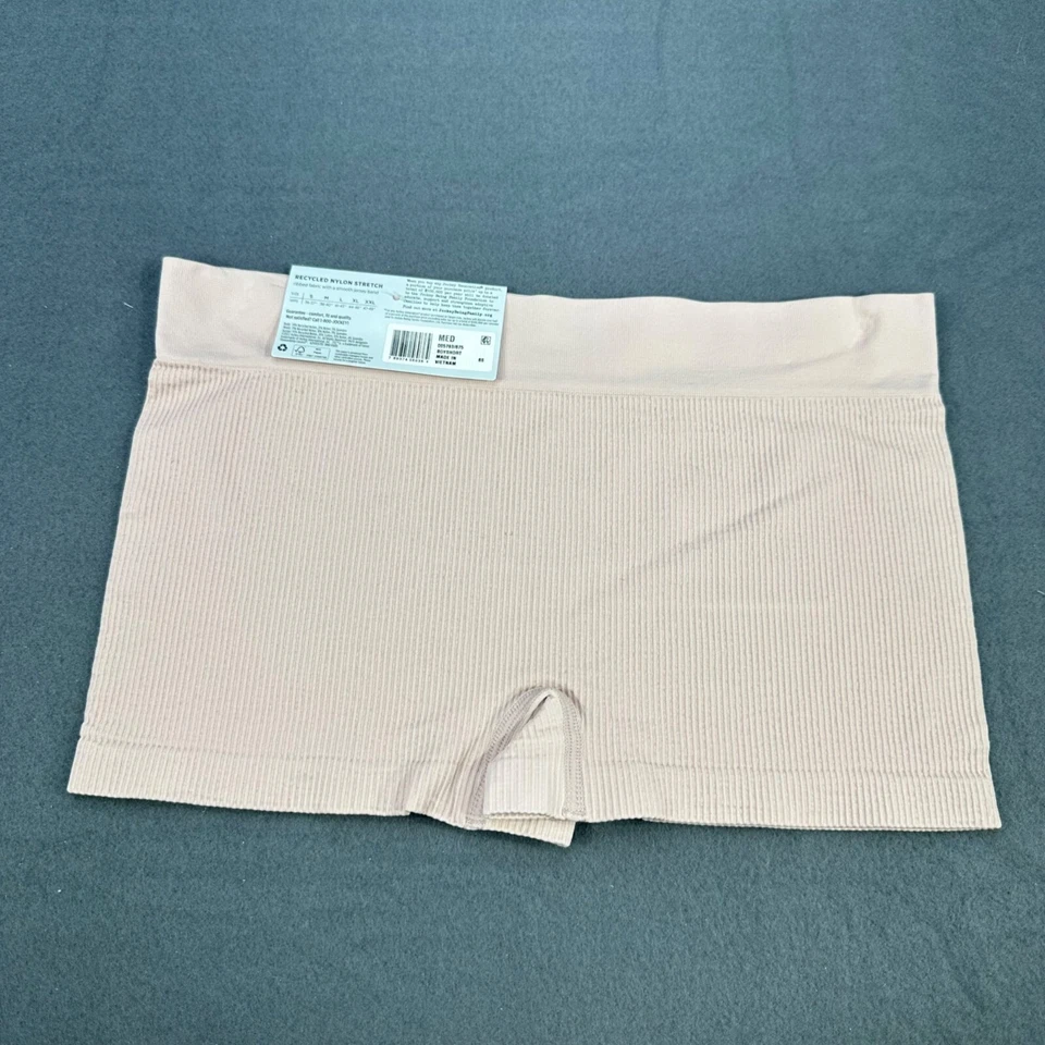 Panty Jockey Mujer Talla Mediana Boyshort Generación Sin Costuras Acanalado Rosa Nuevo Foto 2 de 4